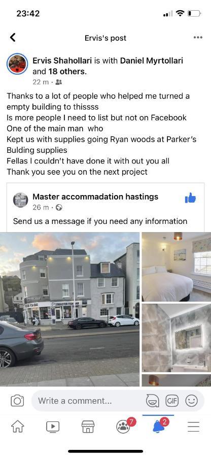 Master Accommodation Suite 2 Sea View With Balcony Hastings Exteriér fotografie